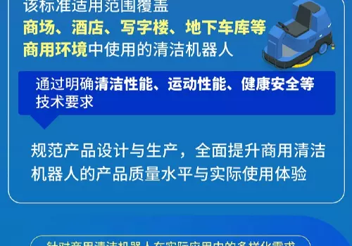 商用清洁机器人国家标准明年5月实施